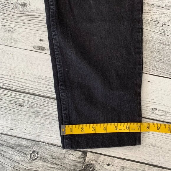 Vintage 90s Levi’s 551 Relaxed Fit Tapered Leg Faded Black Ankle Mom Jeans - Picture 15 of 16